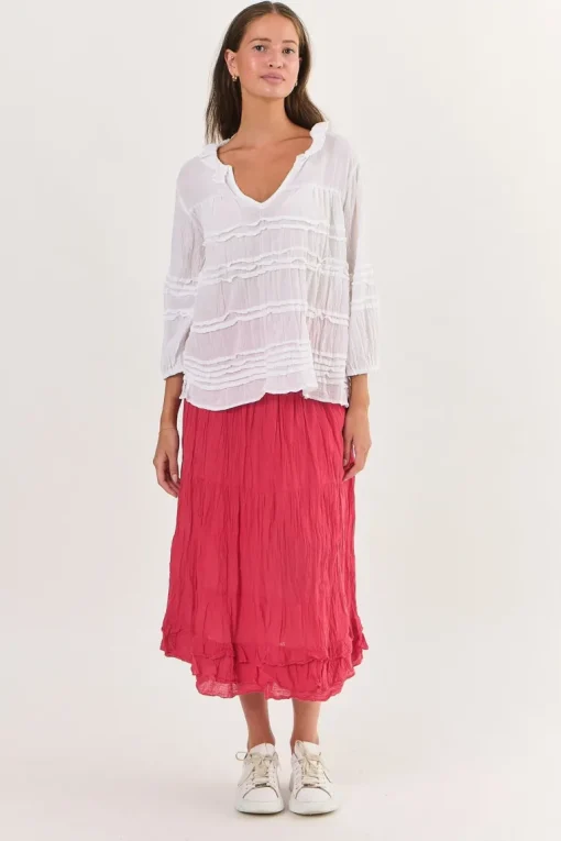 Namastai - P92 Top - White - Womens Fasion