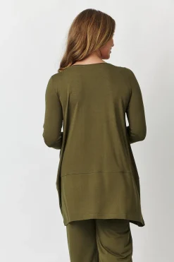 Namastai -Abigail Top - Khaki - Womens Fashion