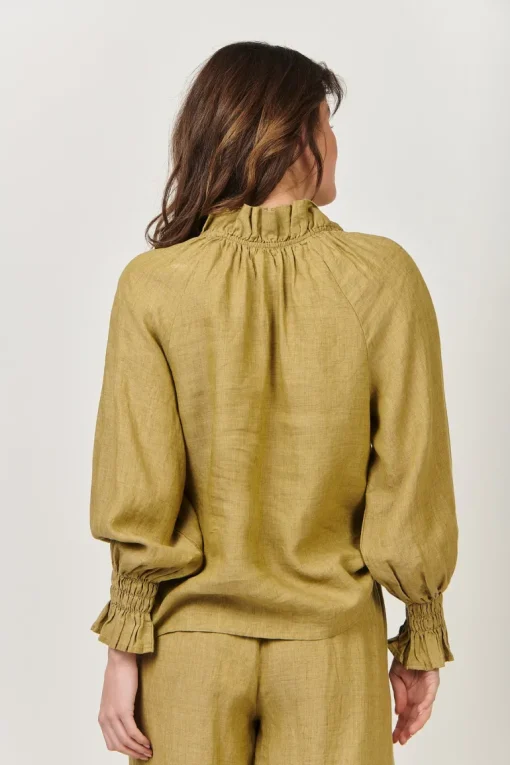 Olive Et Julie - Helena Top - Moss - Womens Fashion