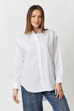 Olive Et Julie - Posey Top - White - Womens Fashion
