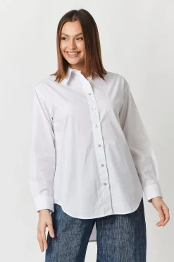 Olive Et Julie - Posey Top - White - Womens Fashion