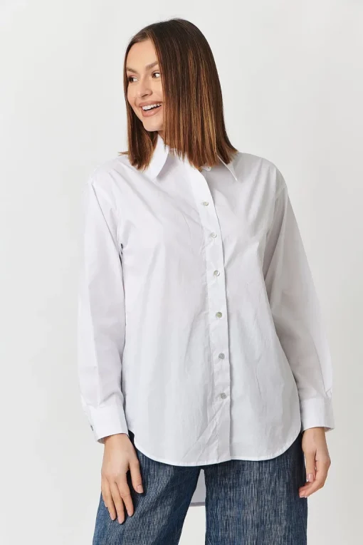 Olive Et Julie - Posey Top - White - Womens Fashion