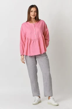 Olive Et Julie - Violet Top - Azalea - Womens Fashion