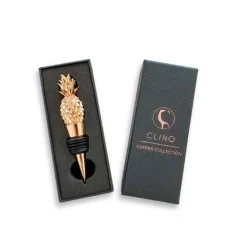 Pineapple Rose Gold Bottle Stopper