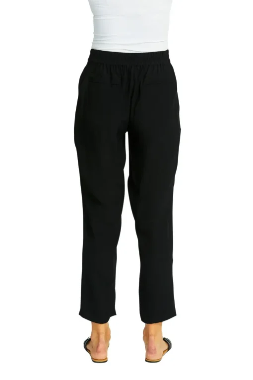 Ping Pong - Helen Slinky Cargo Pant - Black - Womens Fashion