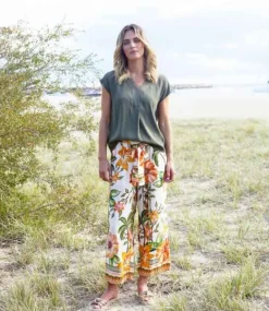 Ping Pong - Palazzo Pants - Ipanema - Womens Fashion