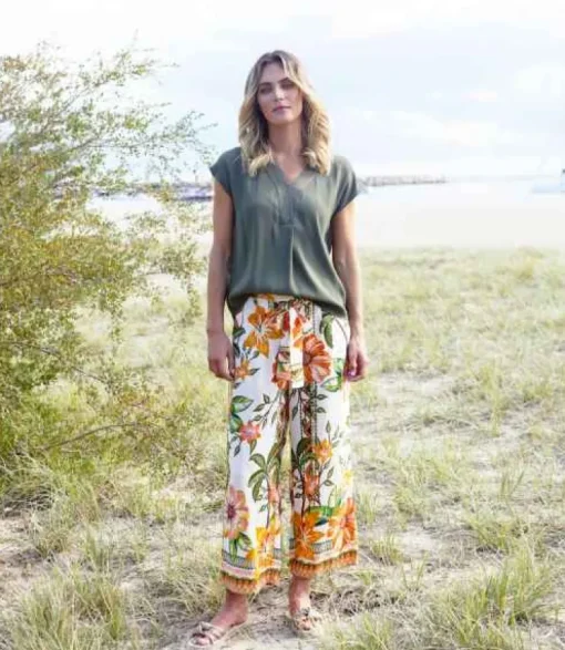 Ping Pong - Palazzo Pants - Ipanema - Womens Fashion