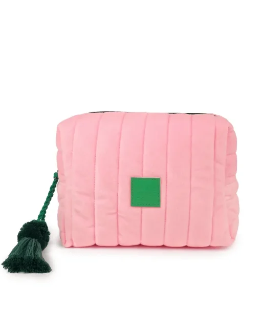 Pink Velvet Cosmetic Case