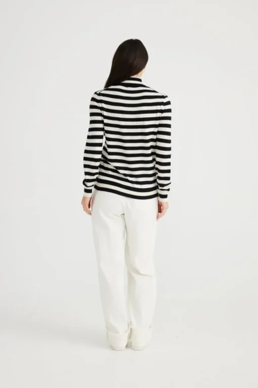 Quinn Knit | Black White