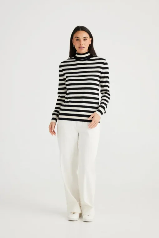 Quinn Knit | Black White