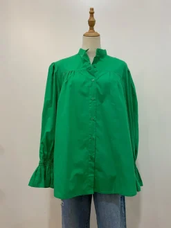 Sal & Lou - Amelia Shirt - Green - Womens Fashion