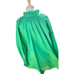 Sal & Lou - Charlie Frill Top - Green - Womens Fashion