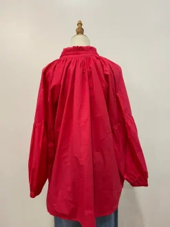 Sal & Lou - Lucy Frill Top - Pink - Womens Fashion