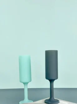Seff | Ink + Mist | Champagne Flutes