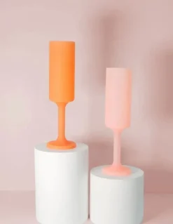 Seff | Peach + Petal | Champagne Flutes