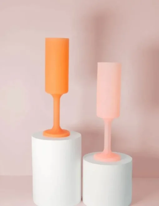 Seff | Peach + Petal | Champagne Flutes