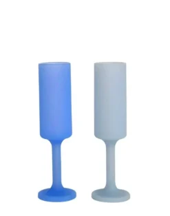 Seff | Sky + Kingfisher | Champagne Flutes
