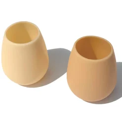 Seff | Terra + Peach | Champagne Flutes