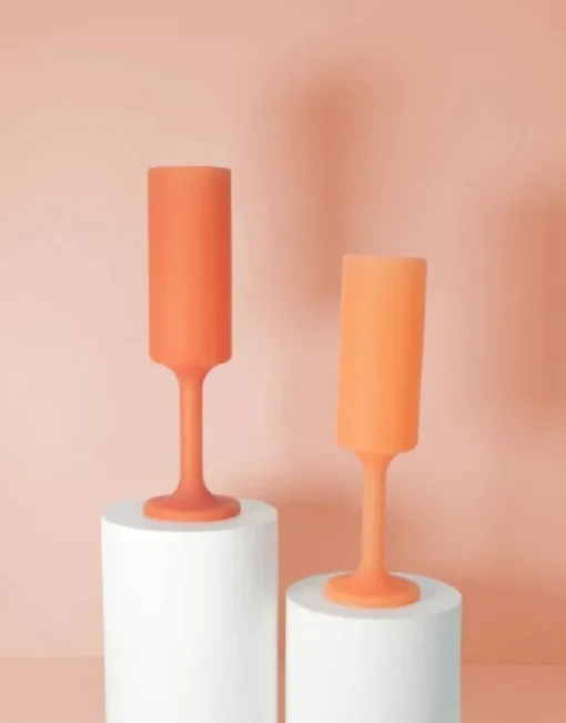 Seff | Terra + Peach | Champagne Flutes