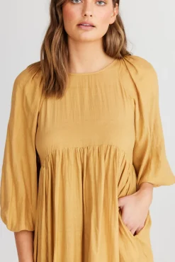 Shanty - Angel Wings Dress - Saffron Silk Womens Fashion