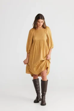Shanty - Angel Wings Dress - Saffron Silk Womens Fashion