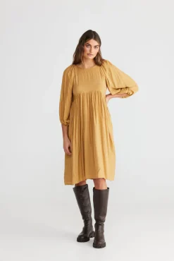 Shanty - Angel Wings Dress - Saffron Silk Womens Fashion