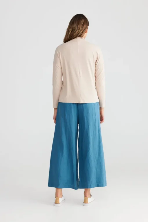 Shanty - Giorgio Long Sleeve Tee - Natural - Womens Fashion