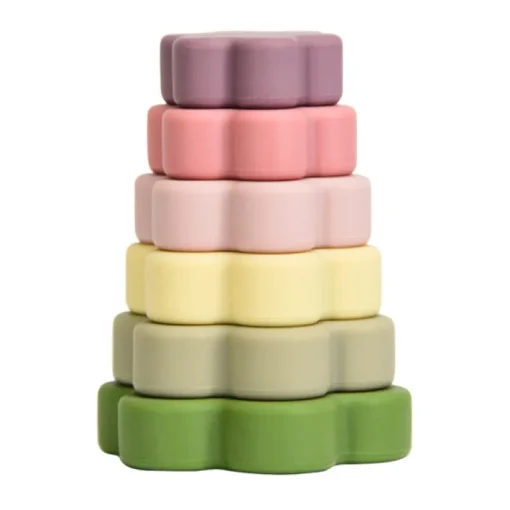 Silicone Stackable Toy – Flower