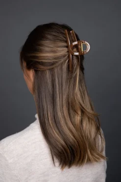 Slider Hair Claw - Ivory Gloss