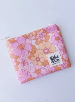 Small Zipper Pouch - Tropical Pink