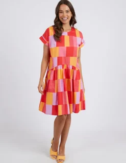 Soleil Check Dress