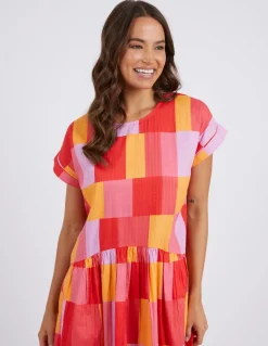 Soleil Check Dress