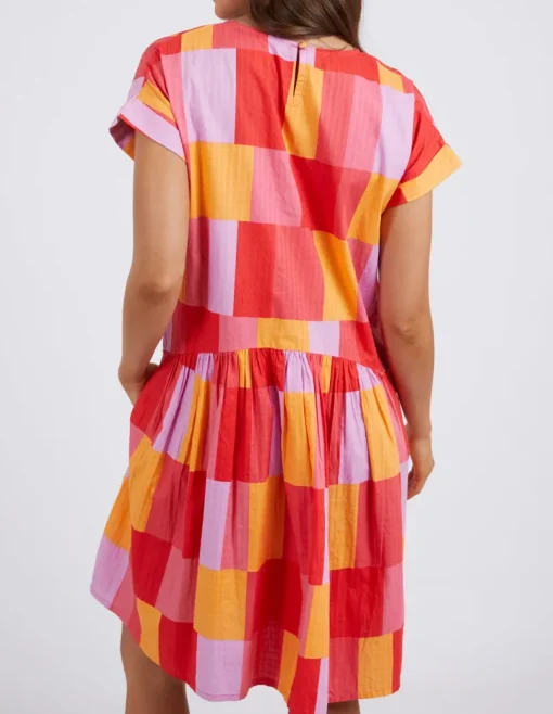 Soleil Check Dress