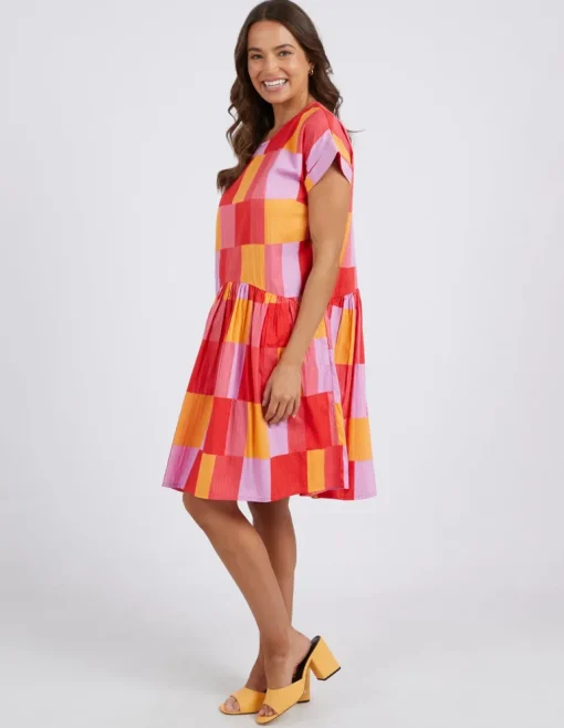 Soleil Check Dress