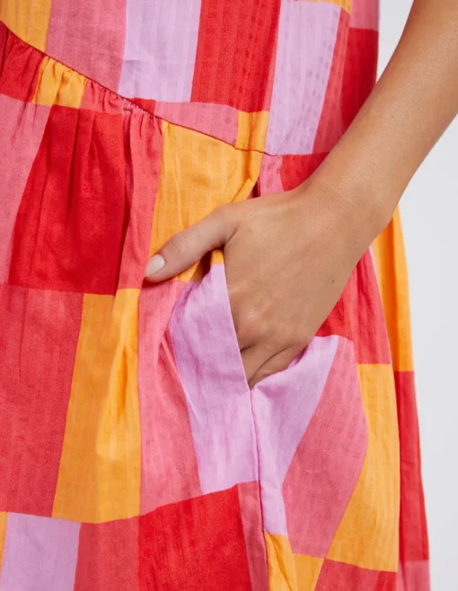 Soleil Check Dress