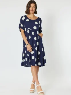 Spot The Dress - Navy