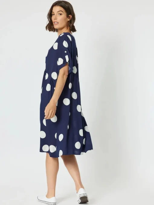 Spot The Dress - Navy