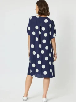 Spot The Dress - Navy
