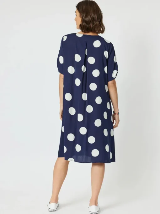 Spot The Dress - Navy