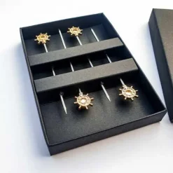 Steel & Brass Cocktail Picks