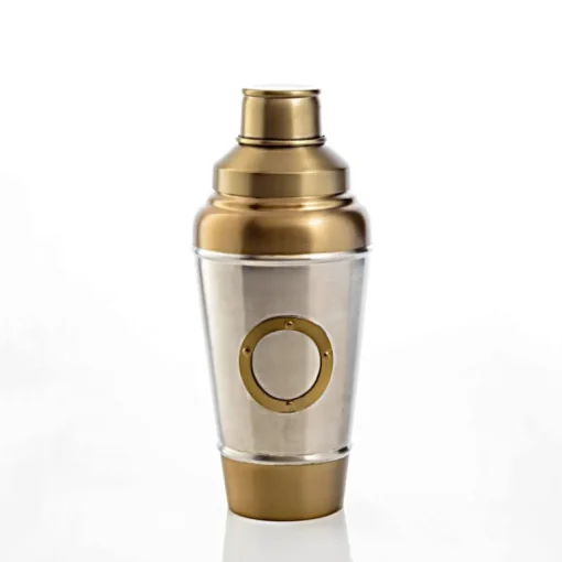 Steel and Antique Brass Shaker