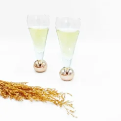 Stemless Champagne Glasses