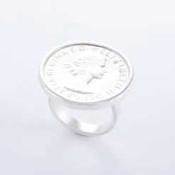Sterling Silver Half Penny Ring