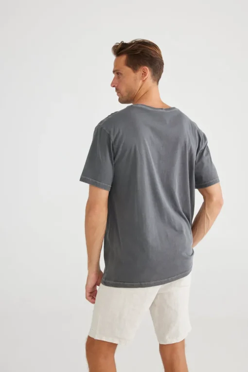 SURF TEE - CHARCOAL