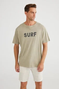 SURF TEE - KHAKI