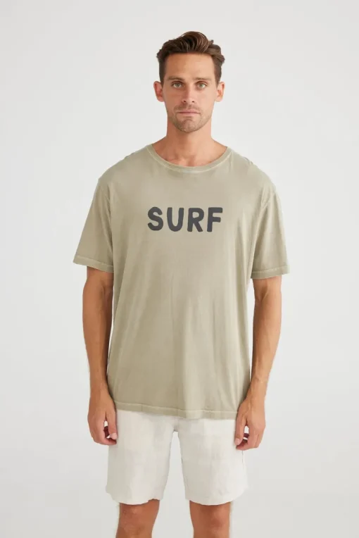 SURF TEE - KHAKI