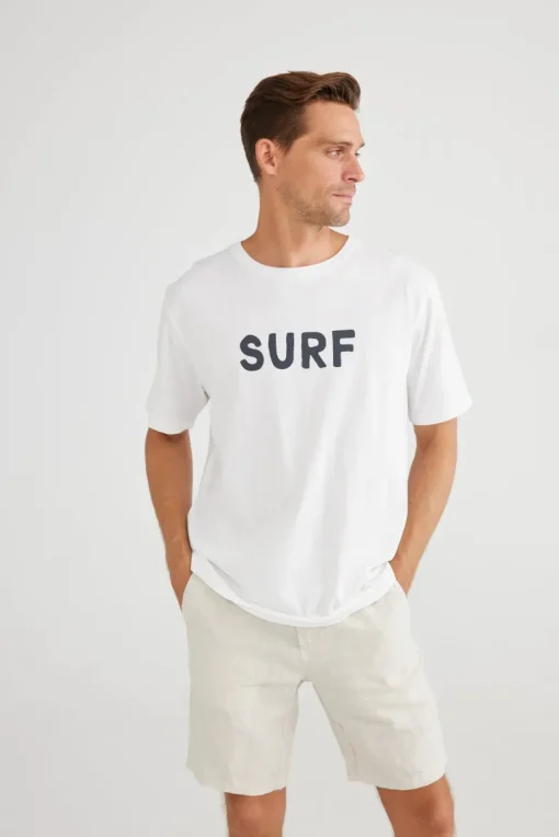 SURF TEE - WHITE