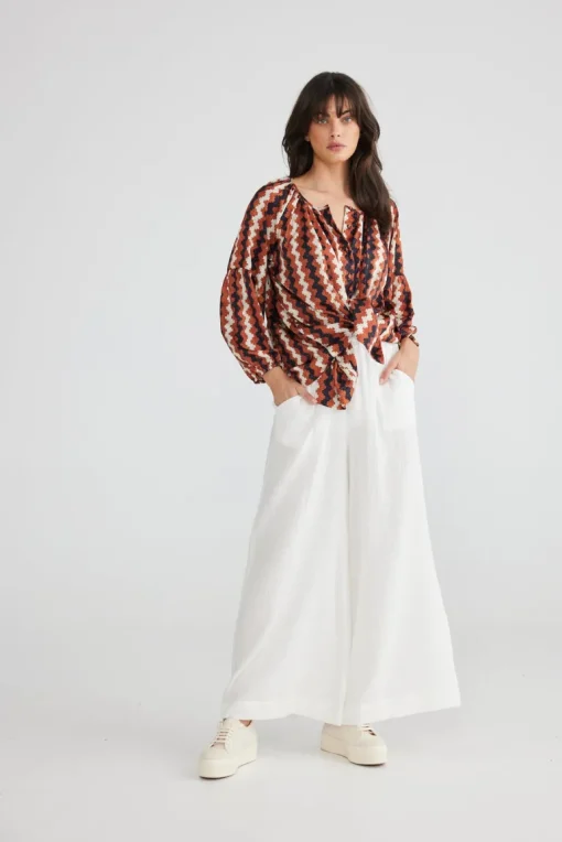 Talisman - Aquarius Top - Aztec - Womens Fashion