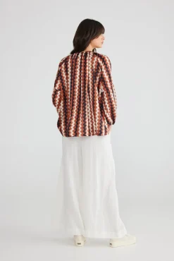 Talisman - Aquarius Top - Aztec - Womens Fashion
