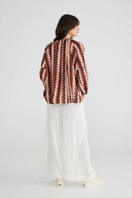 Talisman - Aquarius Top - Aztec - Womens Fashion